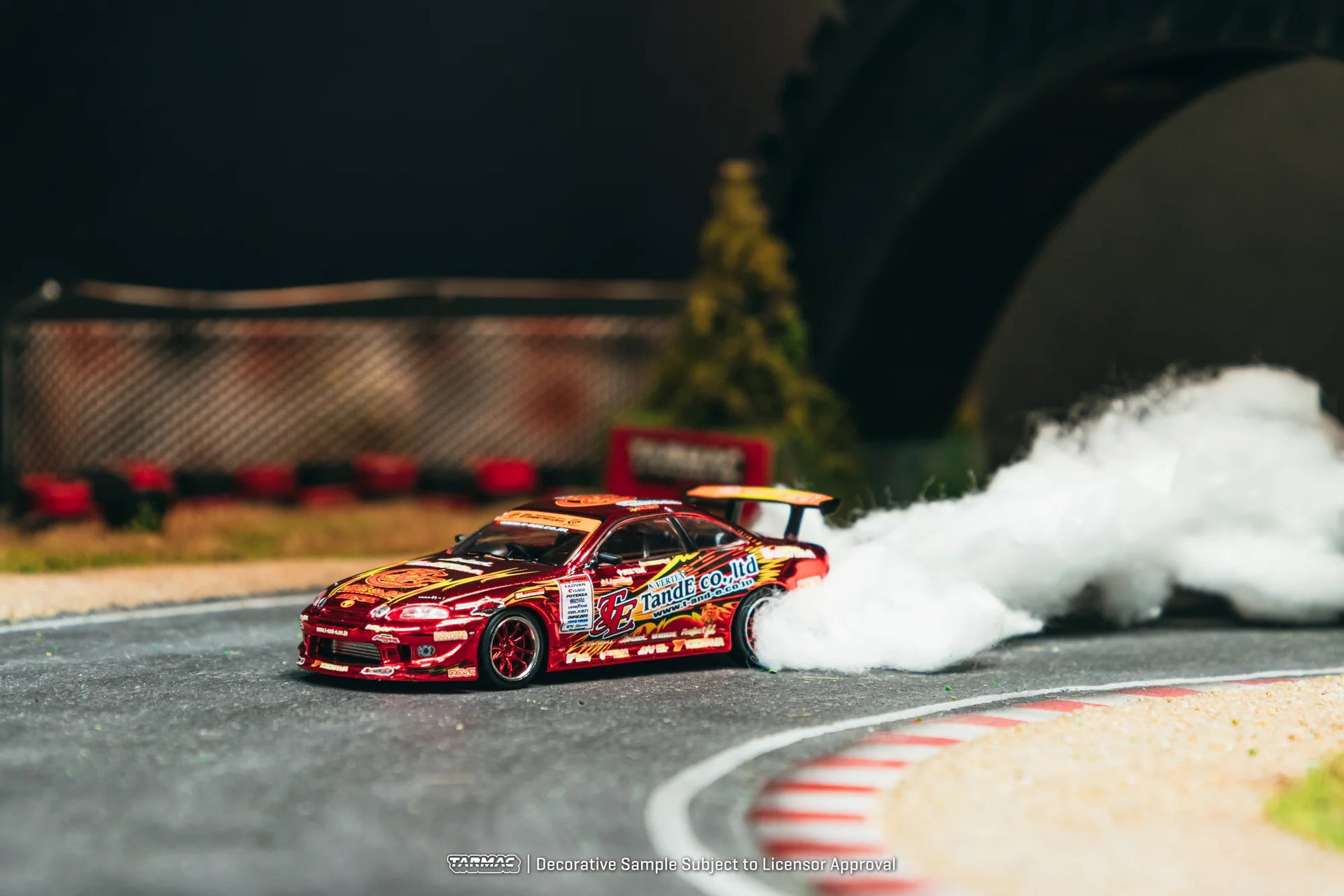 Tarmac Works 1:64 Vertex Ridge TE3006 Soarer in Chrome Red – Kai's