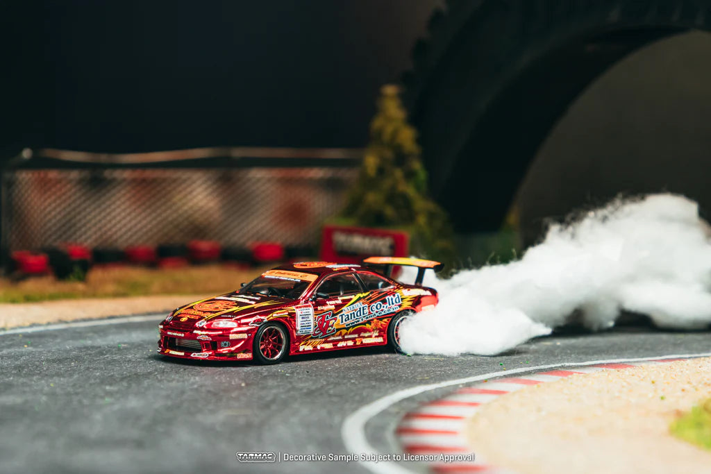 Tarmac Works 1:64 Vertex Ridge TE3006 Soarer in Chrome Red | Pre-Order