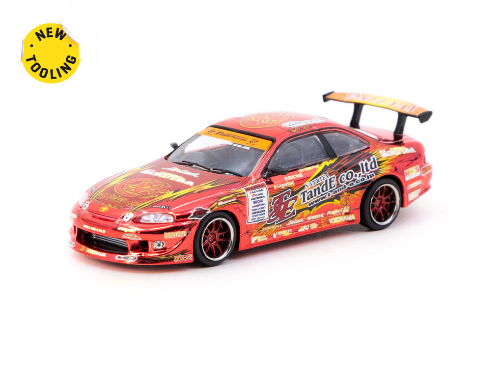 Tarmac Works 1:64 Vertex Ridge TE3006 Soarer in Chrome Red | Pre-Order