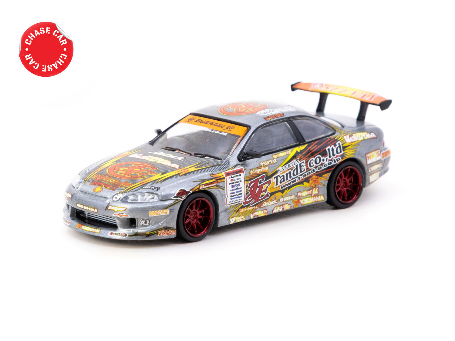 Tarmac Works 1:64 Vertex Ridge TE3006 Soarer in Chrome Red – Kai's