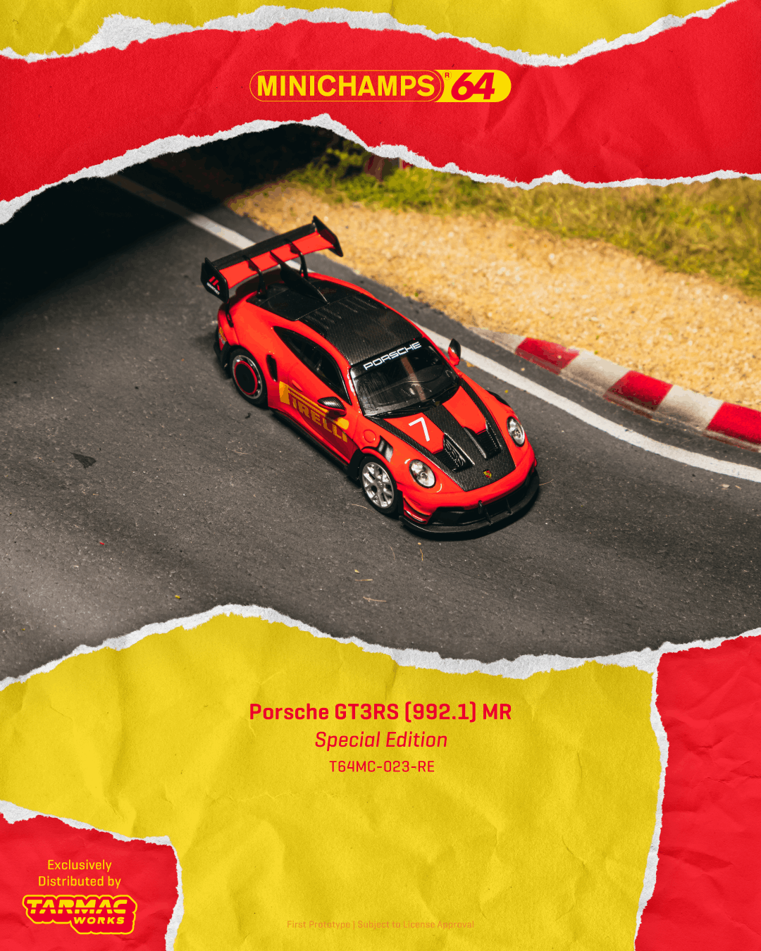 Tarmac Works x Minichamps Porsche 911 GT3 RS MR Red – Kai's