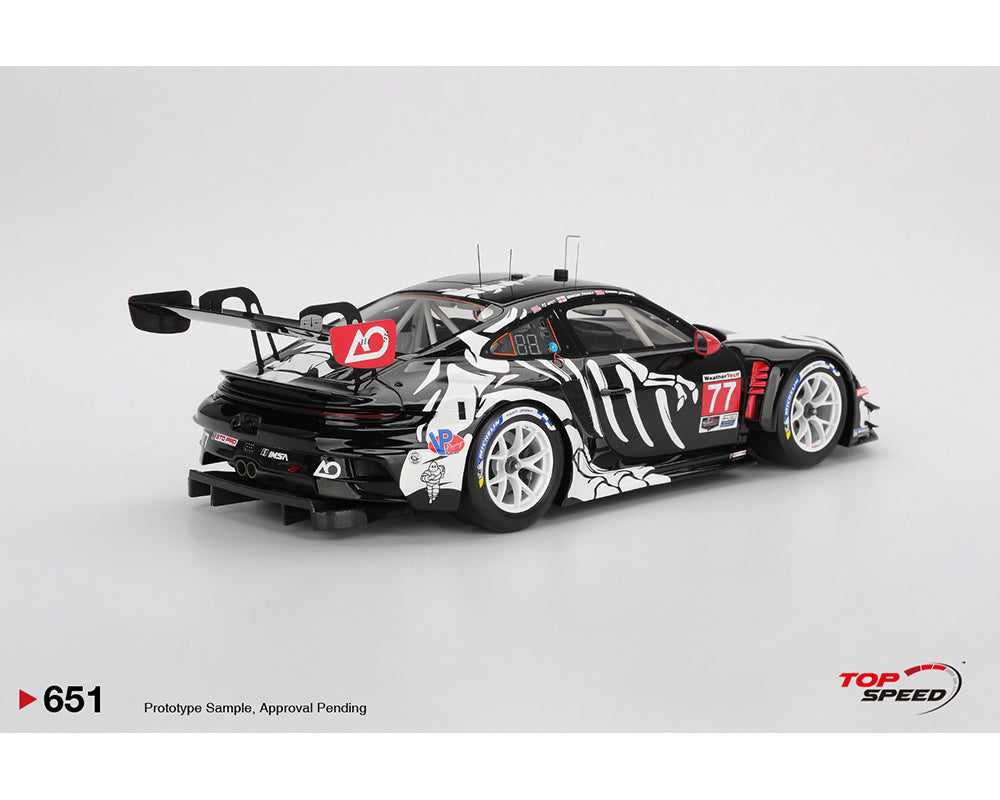 Top Speed 1:18 Porsche 911 GT3 R AO Racing  #77 IMSA 2025 | Preorder