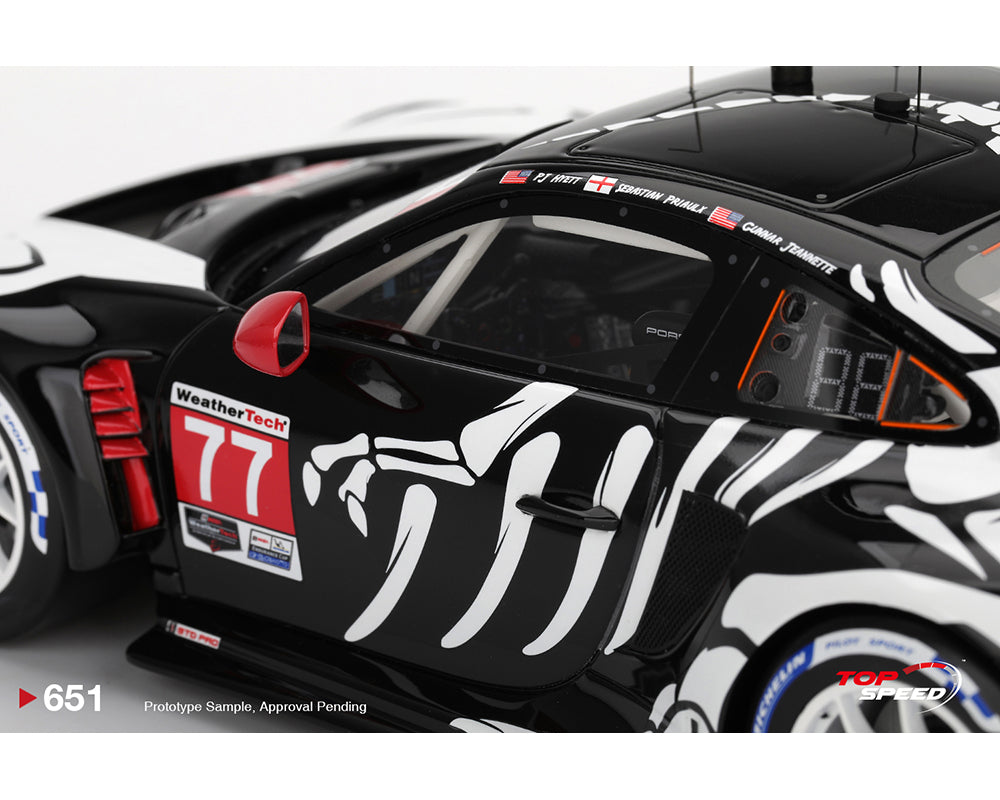 Top Speed 1:18 Porsche 911 GT3 R AO Racing  #77 IMSA 2025 | Preorder