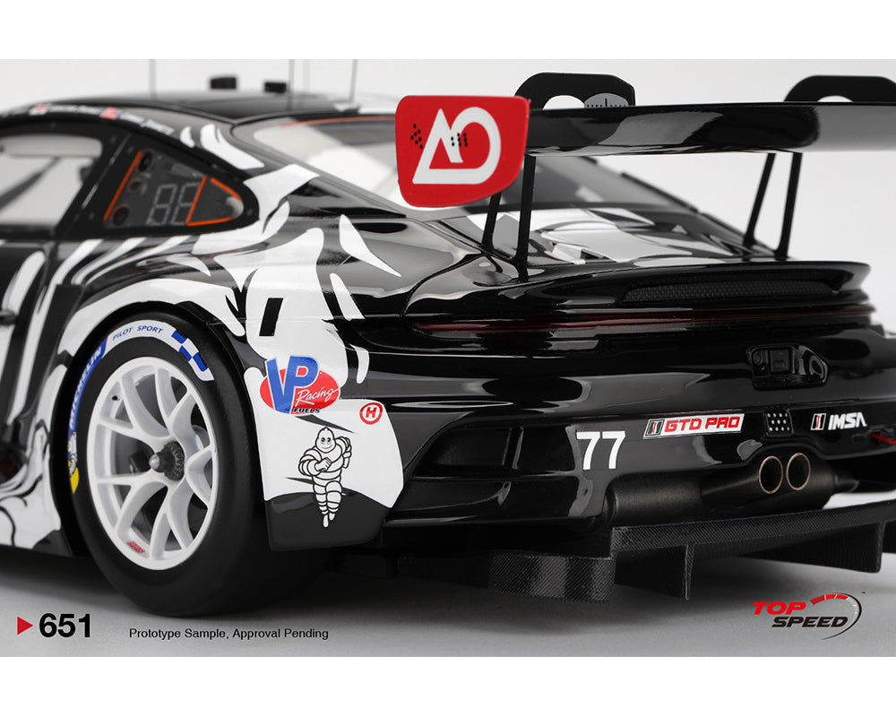 Top Speed 1:18 Porsche 911 GT3 R AO Racing  #77 IMSA 2025 | Preorder