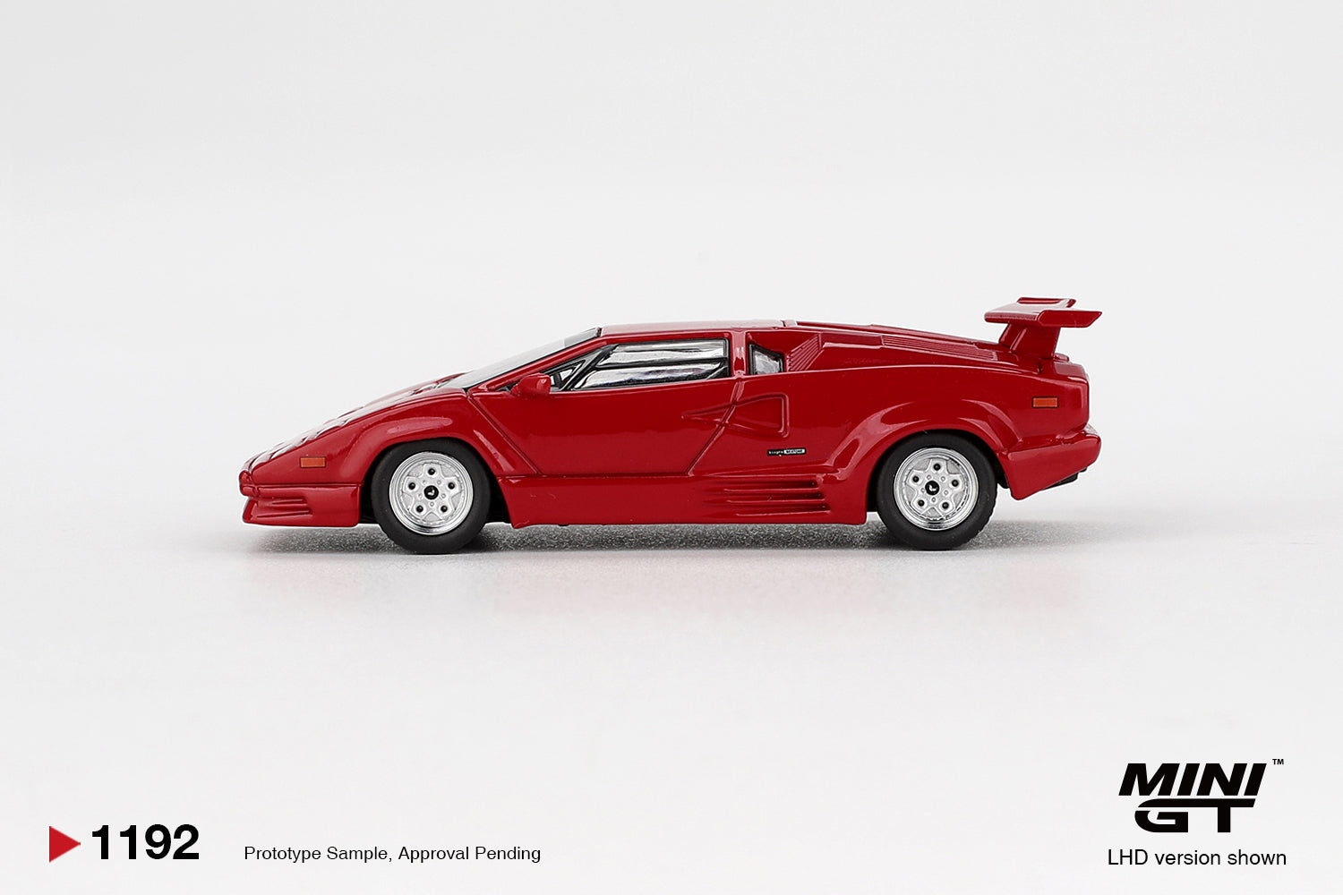 🐂 Mini GT 1:64 Lamborghini Countach 25th Anniversary in Red | PreOrder