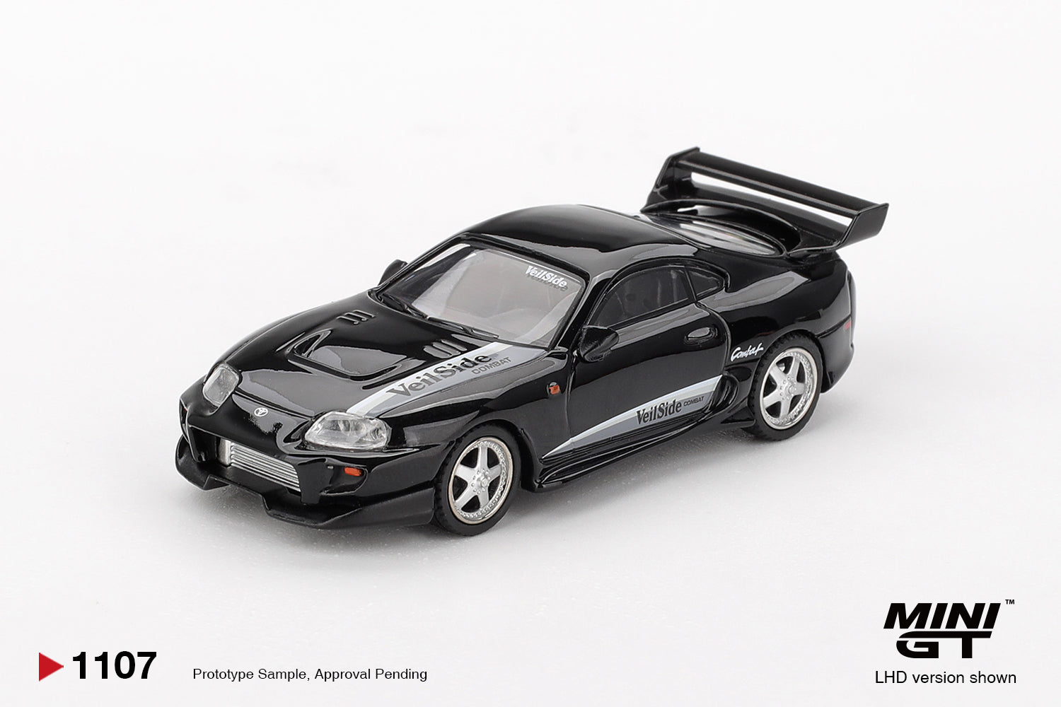 Mini GT 1:64 Toyota Supra VeilSide Combat V-II in Black | Preorder
