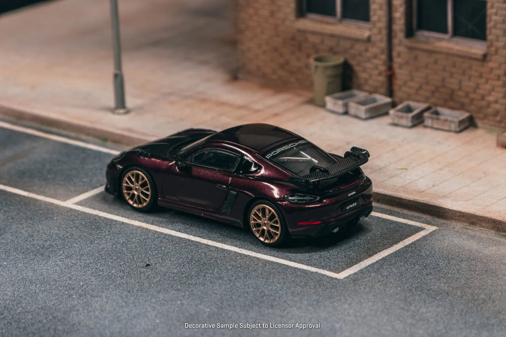 Tarmac Works 1:64 Porsche Cayman GT4 RS in Amethyst Metallic | Preorder