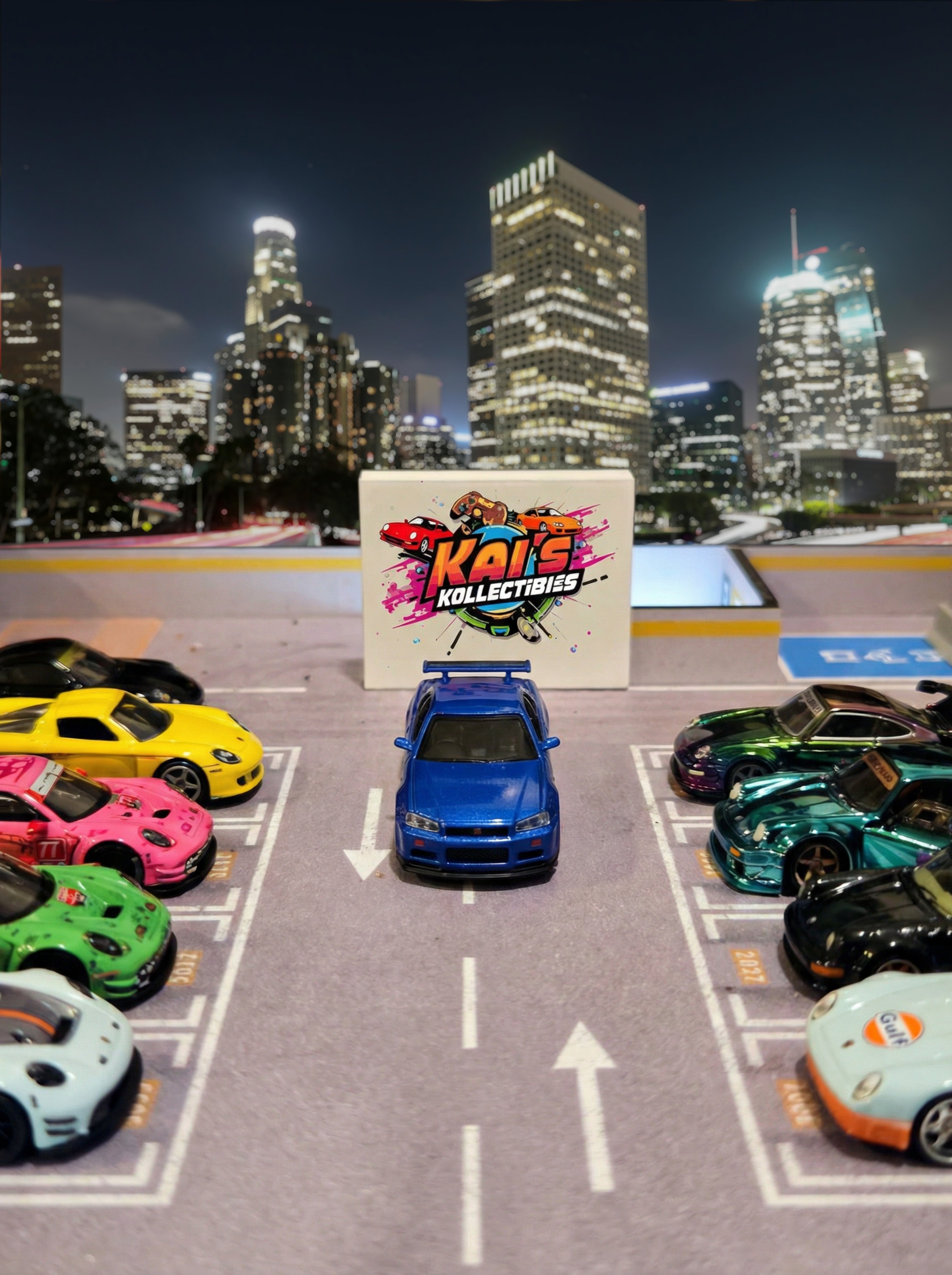 Mini GT 1:64 Nissan Skyline GT-R R34 V-Spec in Bayside Blue