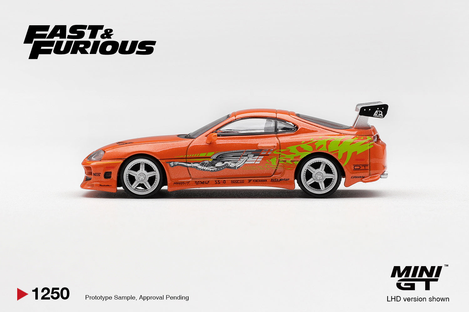 Mini GT Fast & Furious Toyota Supra BOMEX 1:64 Model – Kai's