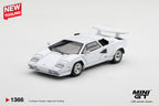 Mini GT 1:64 Lamborghini Countach LP500S White Limited Edition | Pre-Order
