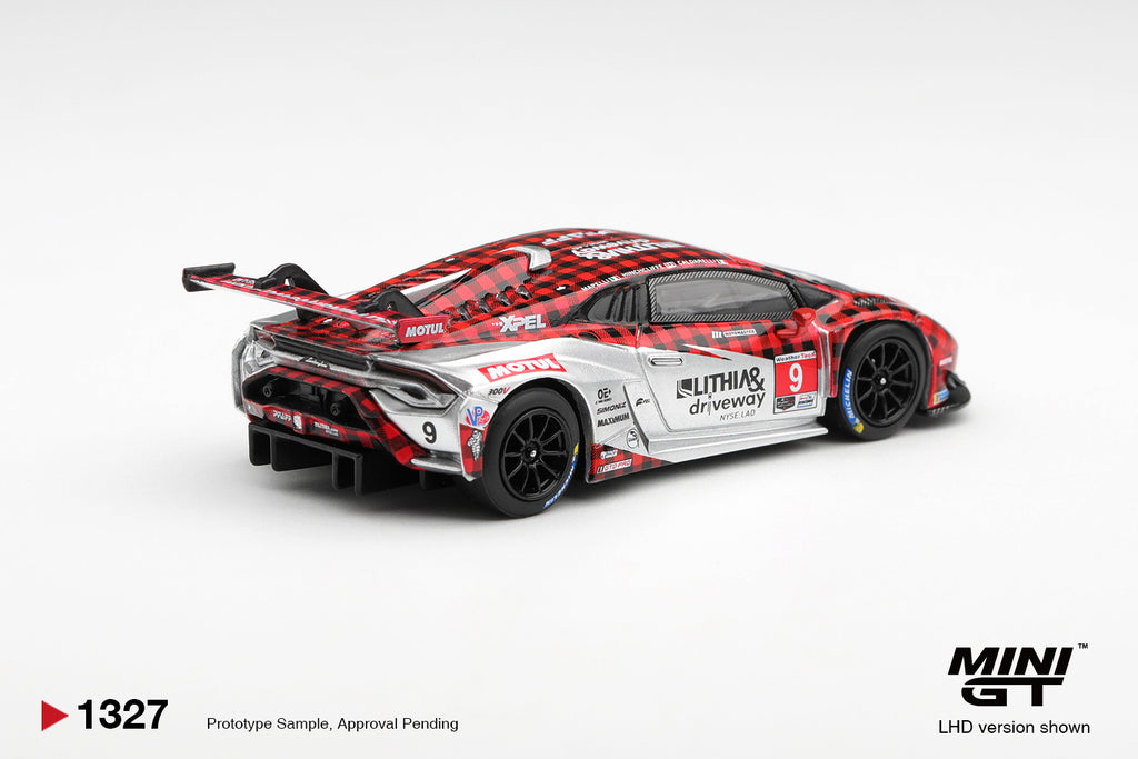Mini GT 1:64 Lamborghini Huracán GT3 EVO2 #9 Pfaff IMSA | Pre-Order