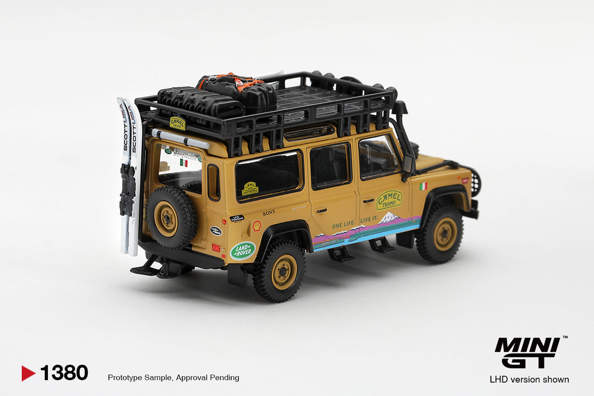 Mini GT 1:64 Land Rover Defender 110 Camel Trophy Italy | Pre-Order