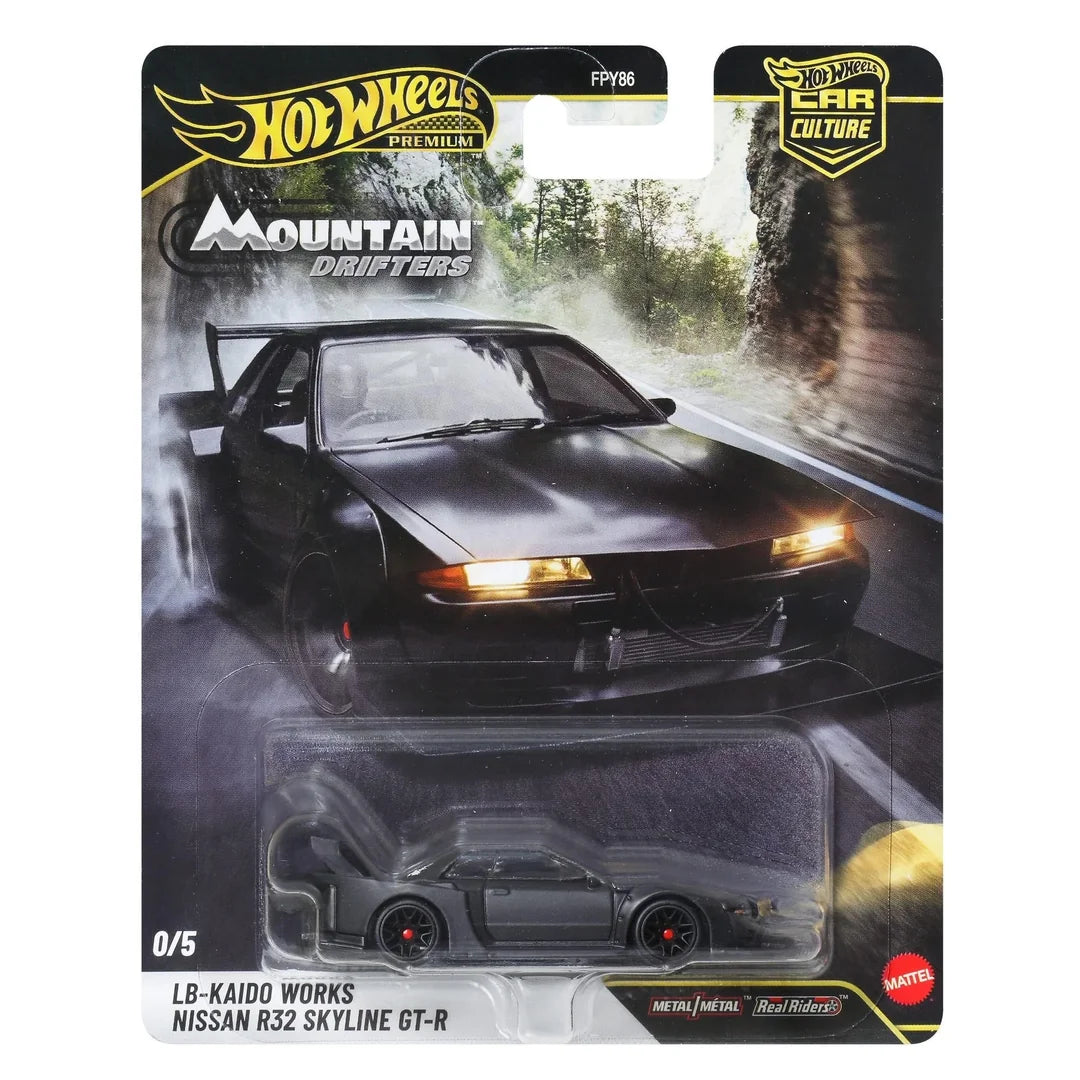 Hot Wheels 1:64 Car Culture Mountain Drifters 2027 A Case | 5-Car Set or Sealed Case
