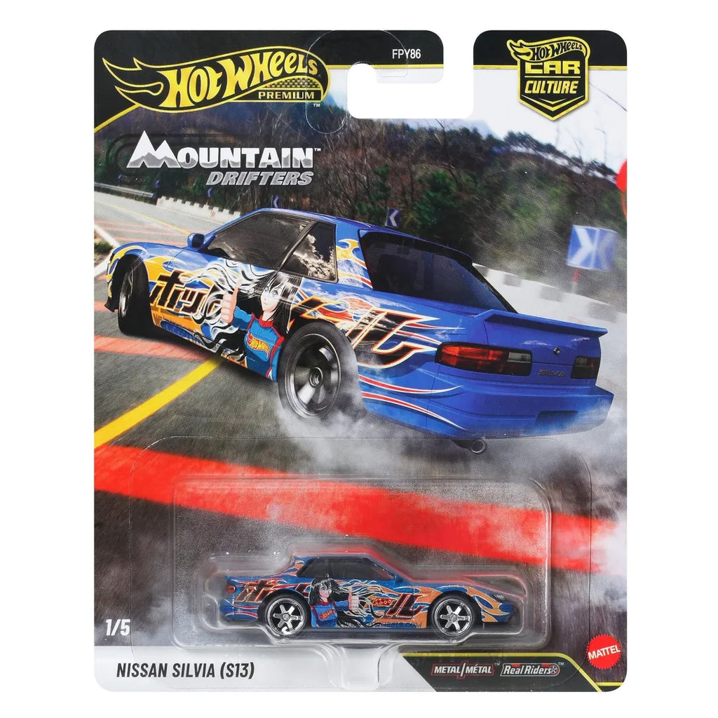 Hot Wheels 1:64 Car Culture Mountain Drifters 2027 A Case | 5-Car Set or Sealed Case