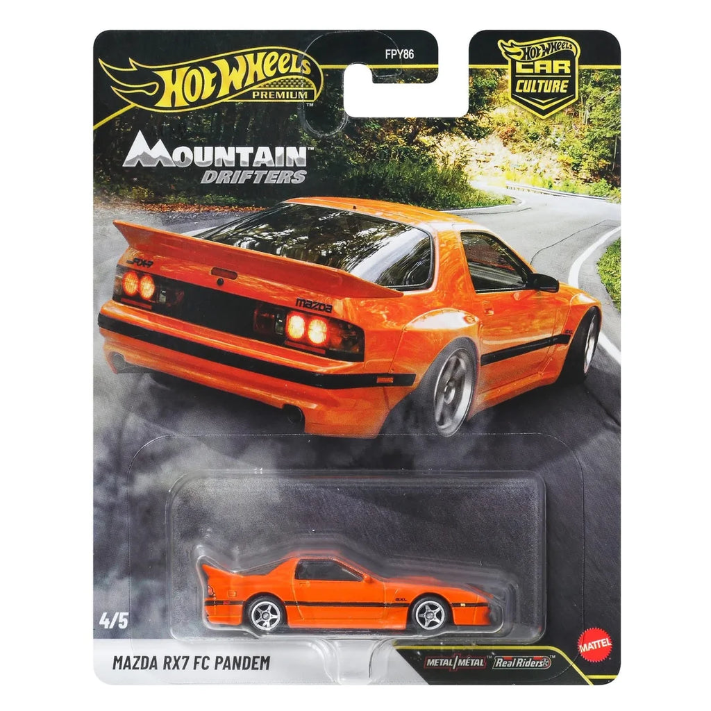 Hot Wheels 1:64 Car Culture Mountain Drifters 2027 A Case | 5-Car Set or Sealed Case