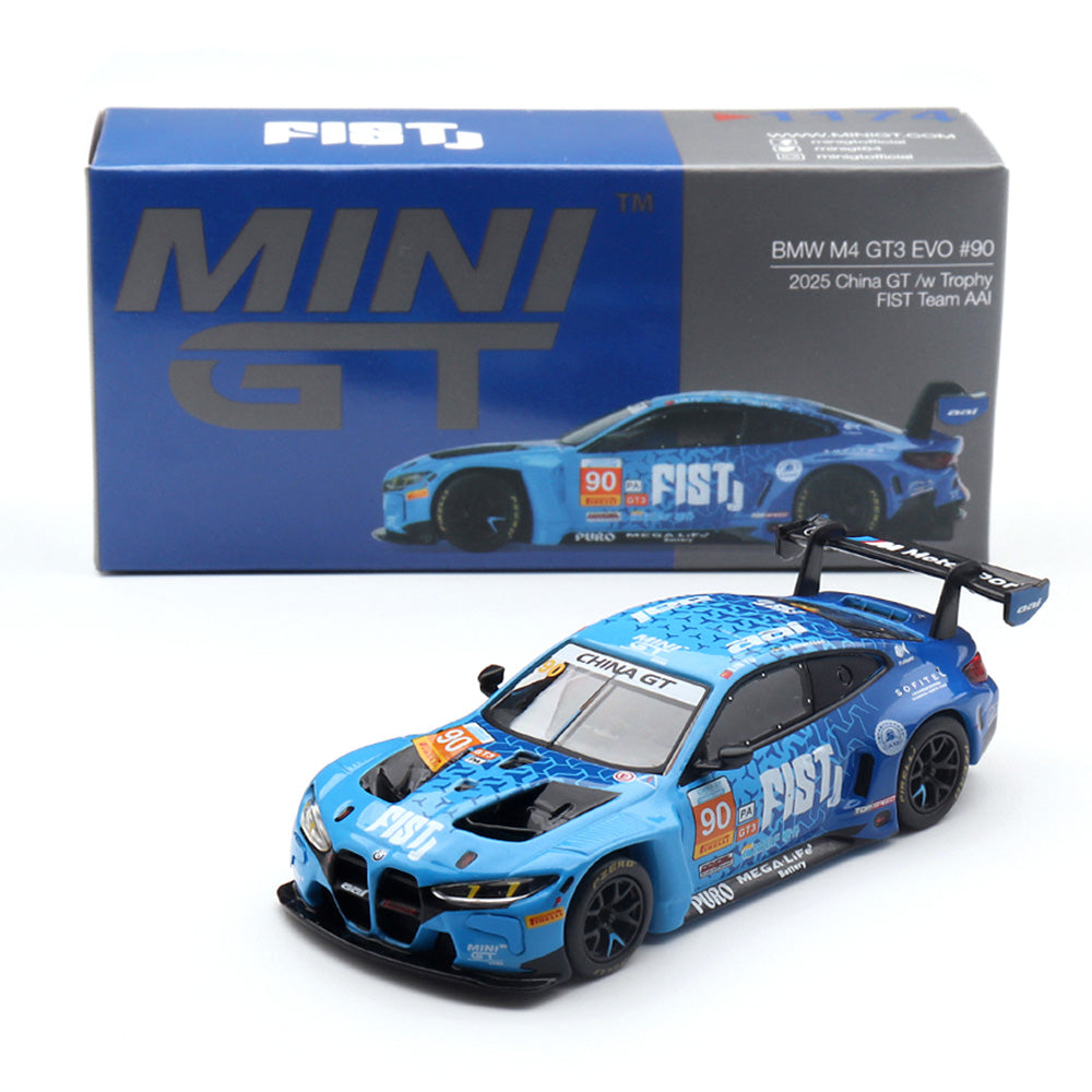 Mini GT 1:64 BMW M4 GT3 EVO #90 FIST Team AAI 2025 China GT LHD Exclusive | Pre-Order